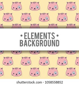 Elements background design