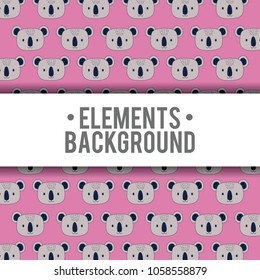 Elements background design