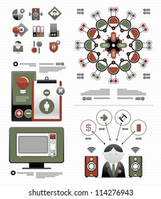 elements for a business infographic