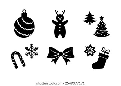 os elementos do dia de Natal