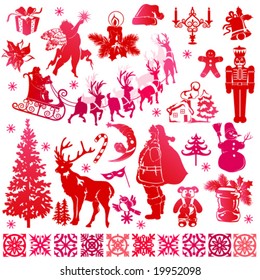 elements for christmas design