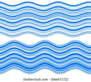 Elements design. Abstract blue wavy stripes overlaying on white background for page brochure, poster. Creative art lines picture. Vector illustration eps 10 Freshness natural theme, Fresh Water