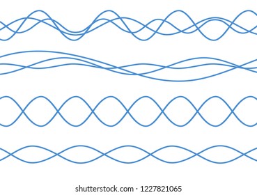 Elements design Abstract Broken stripes on white background isolated. Curved wave streak for decor figuration brochure, booklet, poster. Creative art for water theme. Vector illustration eps 10