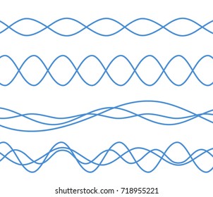 Elements design Abstract Broken stripes on white background isolated. Curved wave streak for decor figuration brochure, booklet, poster. Creative art for water theme. Vector illustration eps 10