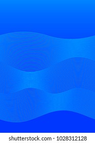 Elements design. Abstract wavy stripes overlaying blue glowing background for page brochure, poster. Creative art lines picture. Vector illustration eps 10 Freshness natural theme, Fresh Water