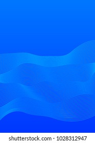 Elements design. Abstract wavy stripes overlaying blue glowing background for page brochure, poster. Creative art lines picture. Vector illustration eps 10 Freshness natural theme, Fresh Water