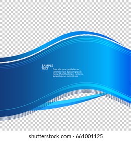 Elements design. Abstract wavy stripes for overlaying background of page under meshedge of title brochure, booklet, poster. Creative art for Freshness Water natural theme. Vector illustration eps10