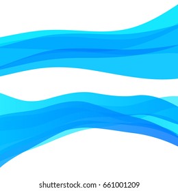 Elements design. Abstract wavy stripes for overlaying background of page under meshedge of title brochure, booklet, poster. Creative art for Freshness Water natural theme. Vector illustration eps10