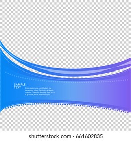 Elements design. Abstract wavy stripes for overlaying background of page under meshedge of title brochure, booklet, poster. Creative art for Freshness Water natural theme. Vector illustration eps10