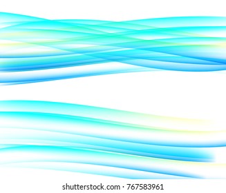 Elements design. Abstract wavy stripes for overlaying background of page under meshedge of title brochure, booklet, poster. Creative art for Freshness Rainbow theme. Vector illustration eps10