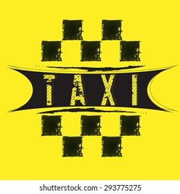 Elements for design on the theme of "Taxi".