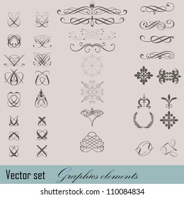 Elements of design in vintage style