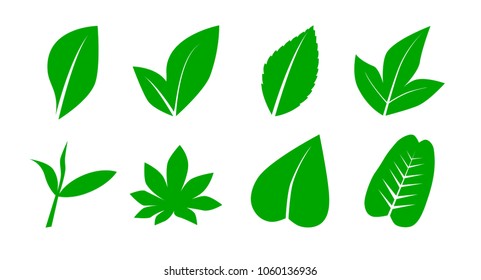 Elements for eco and bio logos.