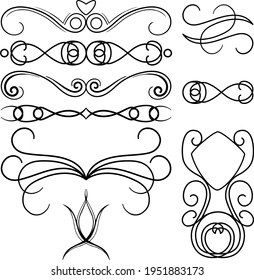 elements and fragments for decoration