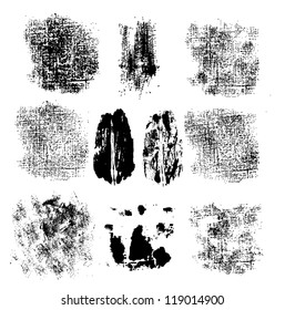 Elements for grunge design, vector image