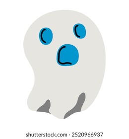 Elements for Halloween. vector illustration. ghost.