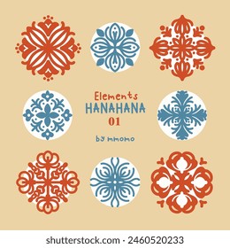 ELEMENTS HANAHANA01
vectors 8 pcs.