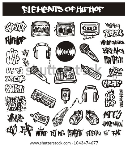 Elements Of Hip Hop Vol 1 Hand Painted Elements Of Hip Hop Culture Elements Of Hip Hop Vol 1 Hand Painted Elements Of Hip Hop Culture
