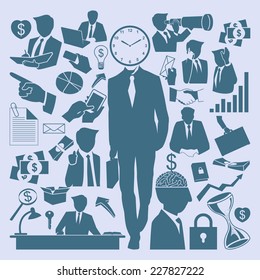 Elements and icon business concept.