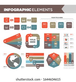 Elements and icons of infographics