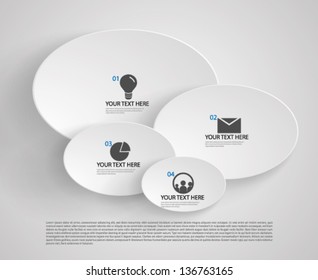 Elements and Icons Modern Vector Design - eps10 Background