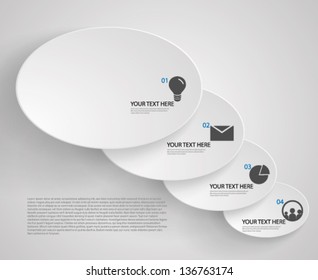 Elements and Icons Modern Vector Design - eps10 Background