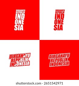 Elements of Indonesian independence day