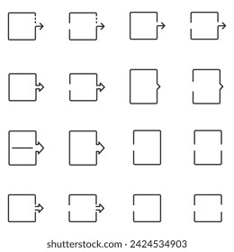 elements infographic , arrow, square, diagram, chart,