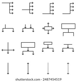 elements infographic icon ,arrow, square, diagram, line