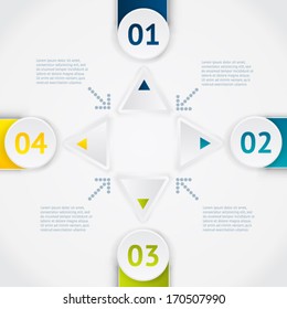 Elements of infographic. Modern vector design template. Arrows elements. Banner elements.