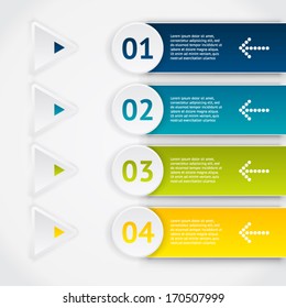 Elements of infographic. Modern vector design template. Arrows elements. Banner elements.