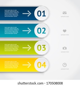 Elements of infographic. Modern vector design template. Arrows elements. Banner elements.