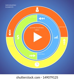 Elements of infographic. vector. Can be used for presentations, web design, business etc.