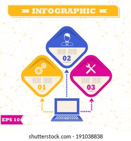 elements of infographics for business and statistics. vector