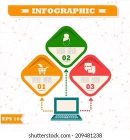 elements of infographics for business and statistics. vector