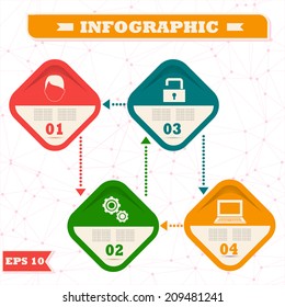 elements of infographics for business and statistics. vector