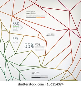 elements of infographics with geometric structure/Vector illustration/eps10