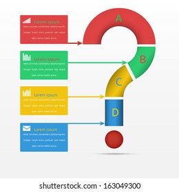 Elements of infographics, Modern Design Circle template, can be used for infographics,  vector eps 10