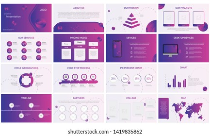 Elements of infographics for presentation templates. Use in marketing, advertising, annual report, flyer and leaflet. Modern business template included pyramid chart, circle chart, pie chart and icons