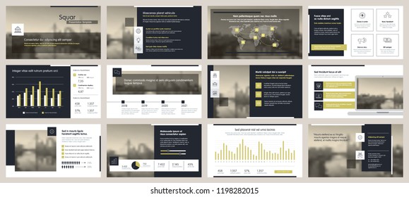 Elementos de infografía para plantillas de presentaciones. Informe anual, folleto, diseño de portada de libros. Diseño de folleto, diseño de plantilla de volante. Informe corporativo, plantilla publicitaria en vectorial Ilustración. 