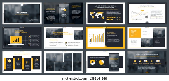 Elementos de infografía para plantillas de presentaciones. Informe anual, folleto, diseño de portada de libros. Diseño de folleto, diseño de plantilla de volante. Informe corporativo, plantilla publicitaria en vectorial Ilustración. 