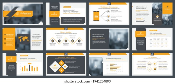 Elements of infographics for presentations templates. Annual report, leaflet, book cover design. Brochure layout, flyer template design. Corporate report, advertising template in vector Illustration. 