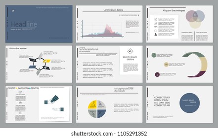 Elements of infographics for presentations templates. Leaflet, Annual report, book cover design. Brochure, layout, Flyer layout template design. Vector Illustration.