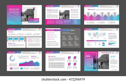 Elementos de infográficos para modelos de apresentações. Folheto, Relatório anual, design da capa do livro. Folheto, layout, design de modelo de layout Flyer. Ilustração vetorial.