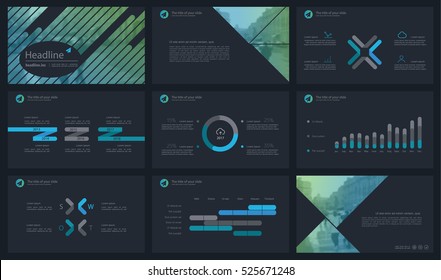 Elementos de infográficos para modelos de apresentações. Folheto, Relatório anual, design da capa do livro. Folheto, layout, design de modelo de layout Flyer. Ilustração vetorial.