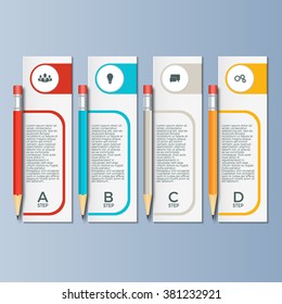 Elements for infographics. Templates with elements and characters for presentations, business and marketing. EPS 10.