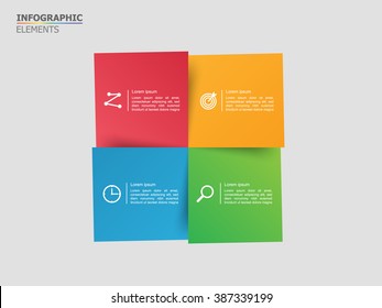 Elements for infographics. Templates with elements and characters for presentations, business and marketing.