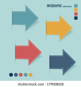 Elements of infographics. Vector illustration.