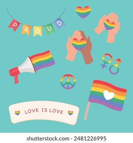 Elements for LGBT Pride Month