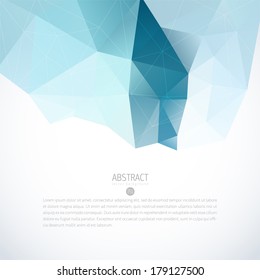 elements logo conceptual vector fashionable scene with triangle object pattern for design elements logo straight water abstraction scene numeric glassware wash cloud fashionable site blue wave clouds